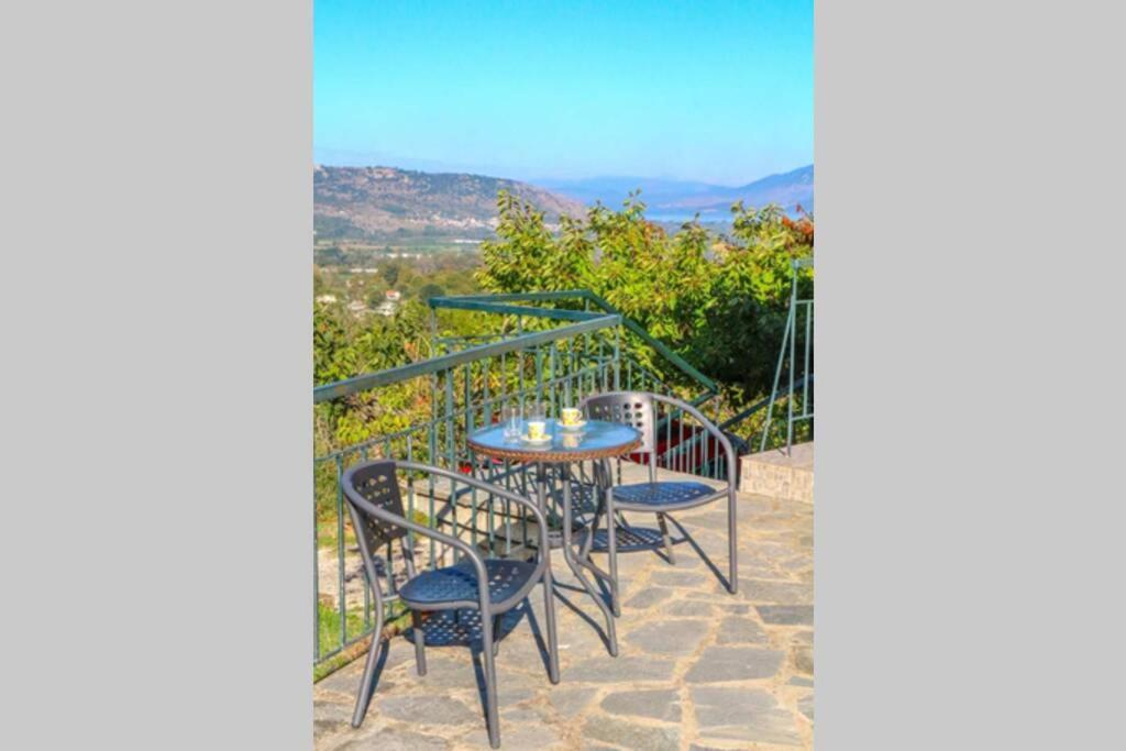 Breathtaking Lake View Cottage With A Fireplace Next To Ioannina City! Buitenkant foto