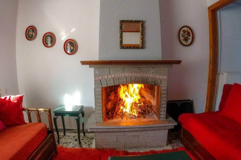 Breathtaking Lake View Cottage With A Fireplace Next To Ioannina City! Buitenkant foto